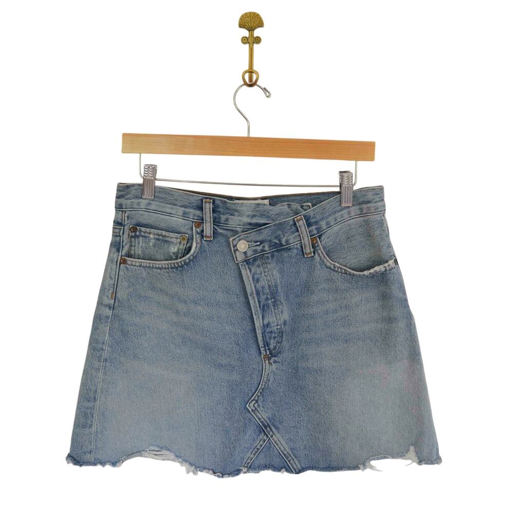 Agolde Denim Criss Mini Skirt Size 27